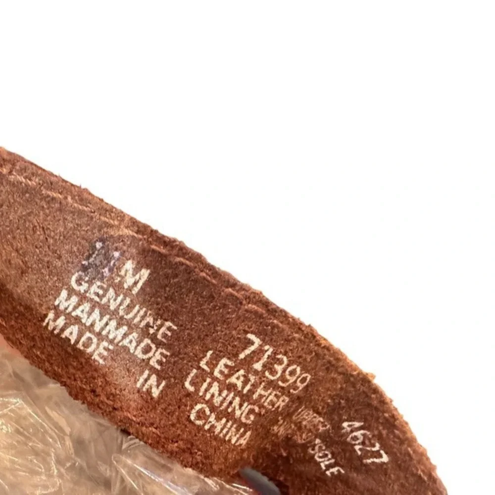 Timberland Womens Leather Strappy‎ Slide Sandals Brown Comfort 11 thong